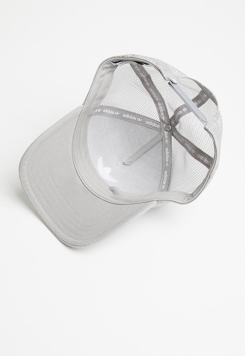adidas Originals - Trefoil trucker cap - grey & white