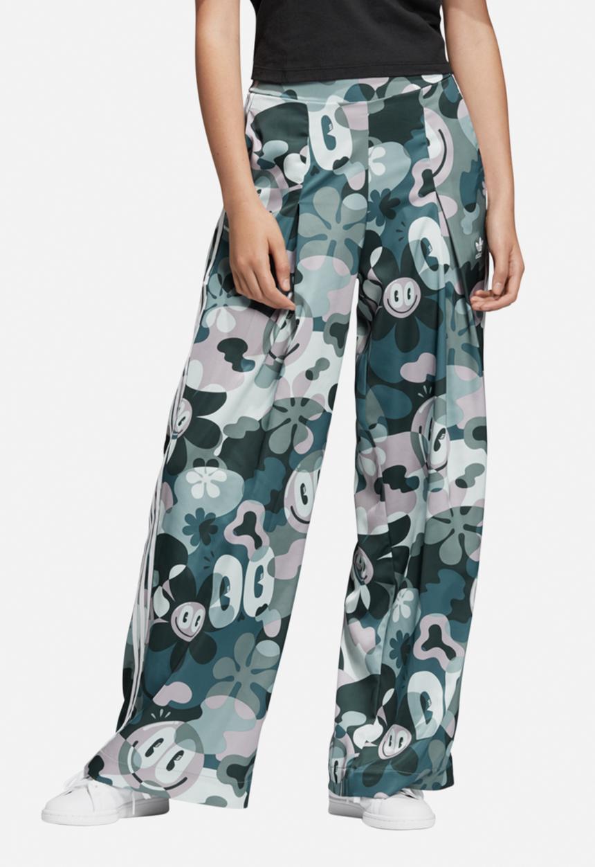 adidas Originals - Wide leg track pants - green