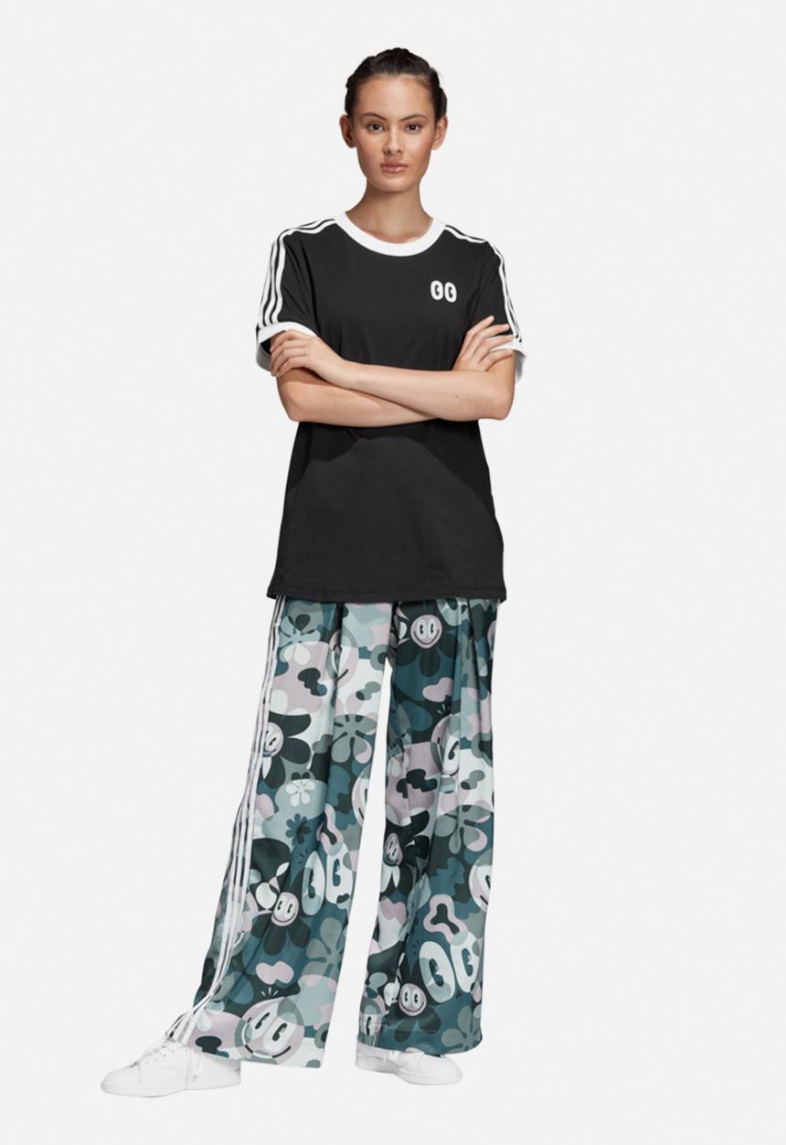 adidas Originals - Wide leg track pants - green