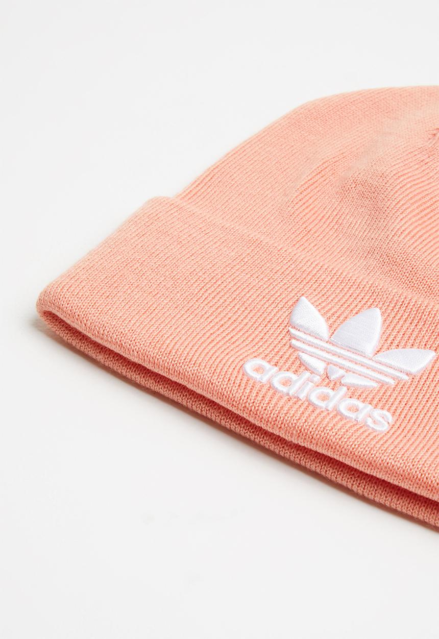 adidas Originals - Trefoil beanie - pink & white