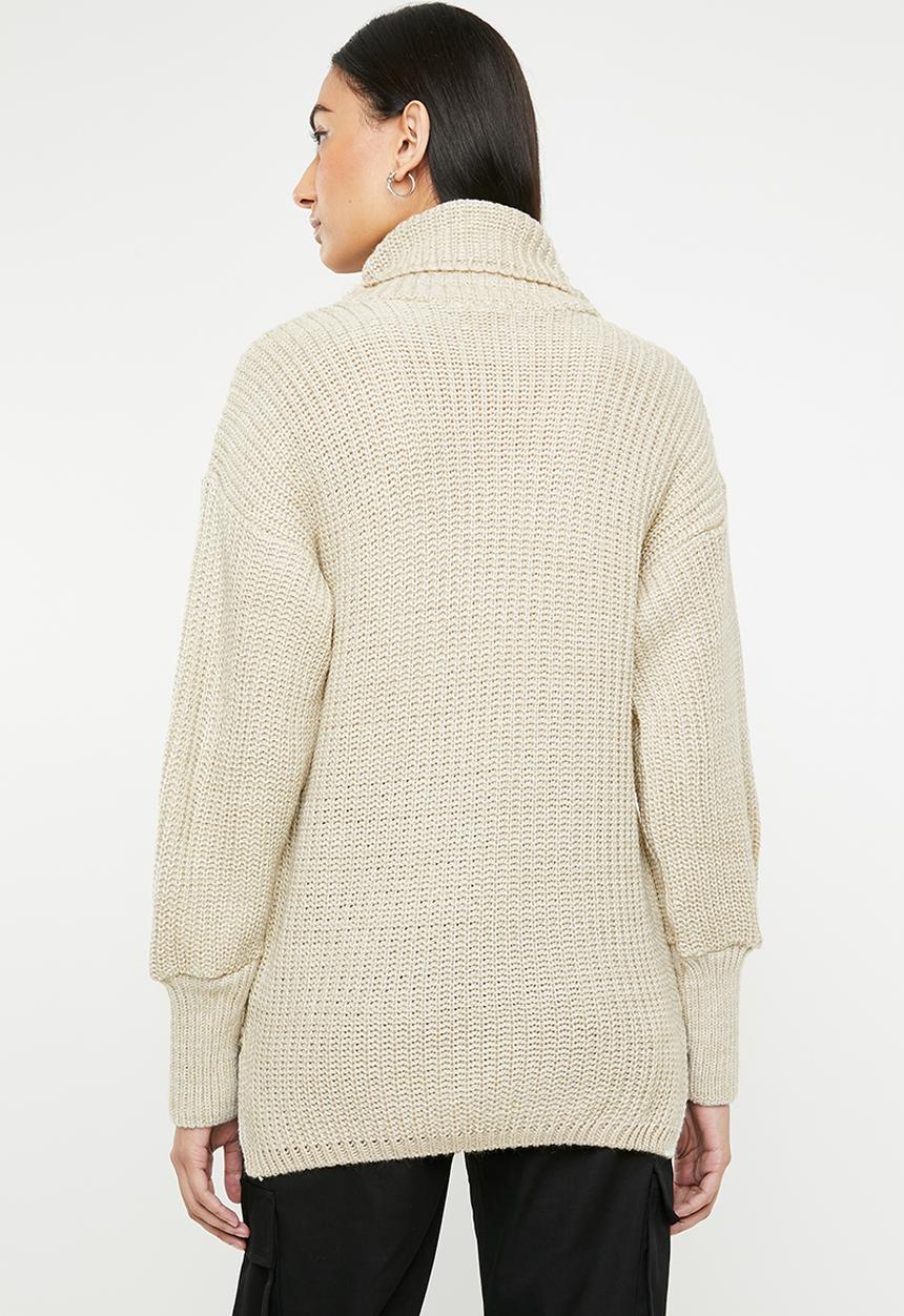 Superbalist - Balloon sleeve pull over - neutral