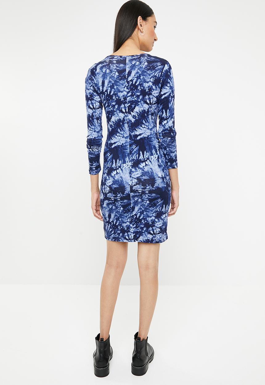Superbalist - Long sleeve bodycon dress - blue