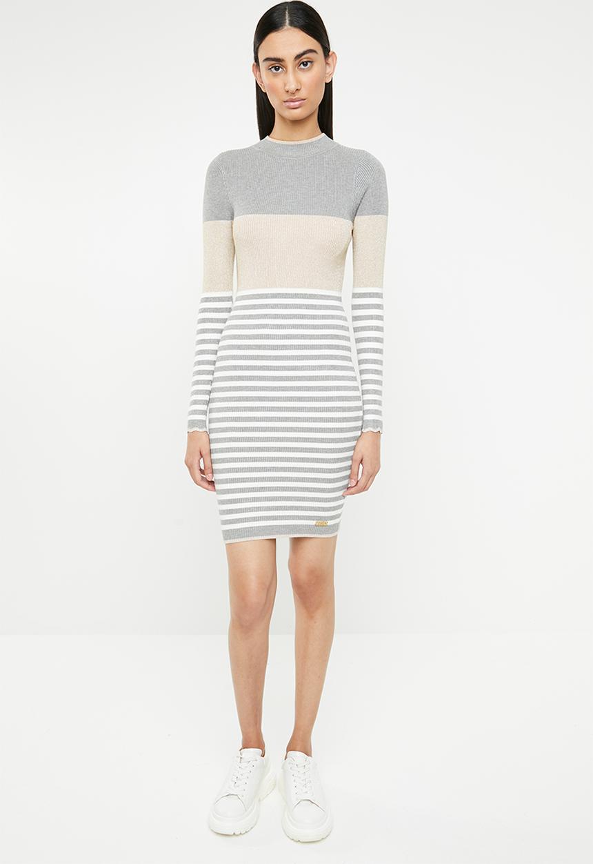 SISSY BOY - Multi stripe polo knit dress - multi