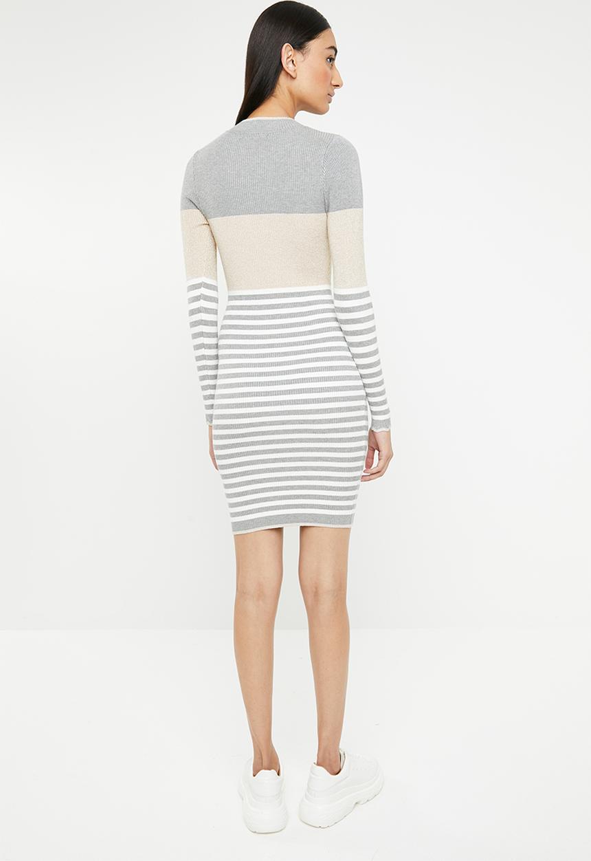 SISSY BOY - Multi stripe polo knit dress - multi
