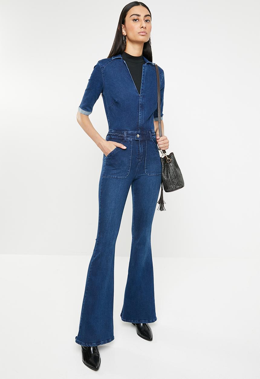 SISSY BOY - Flare jumpsuit - blue