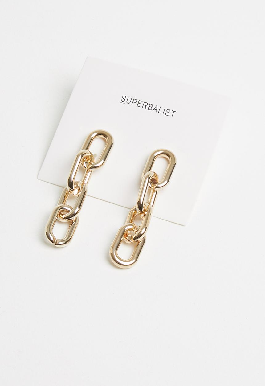 Superbalist - Charli  link earrings - gold