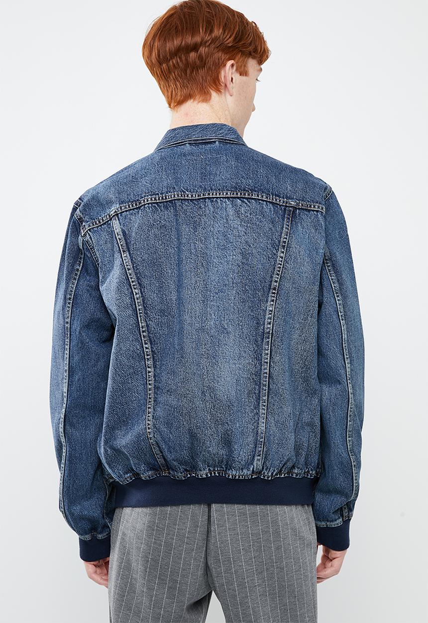 Levi’s® - Unbasic bomber trucker second base - blue