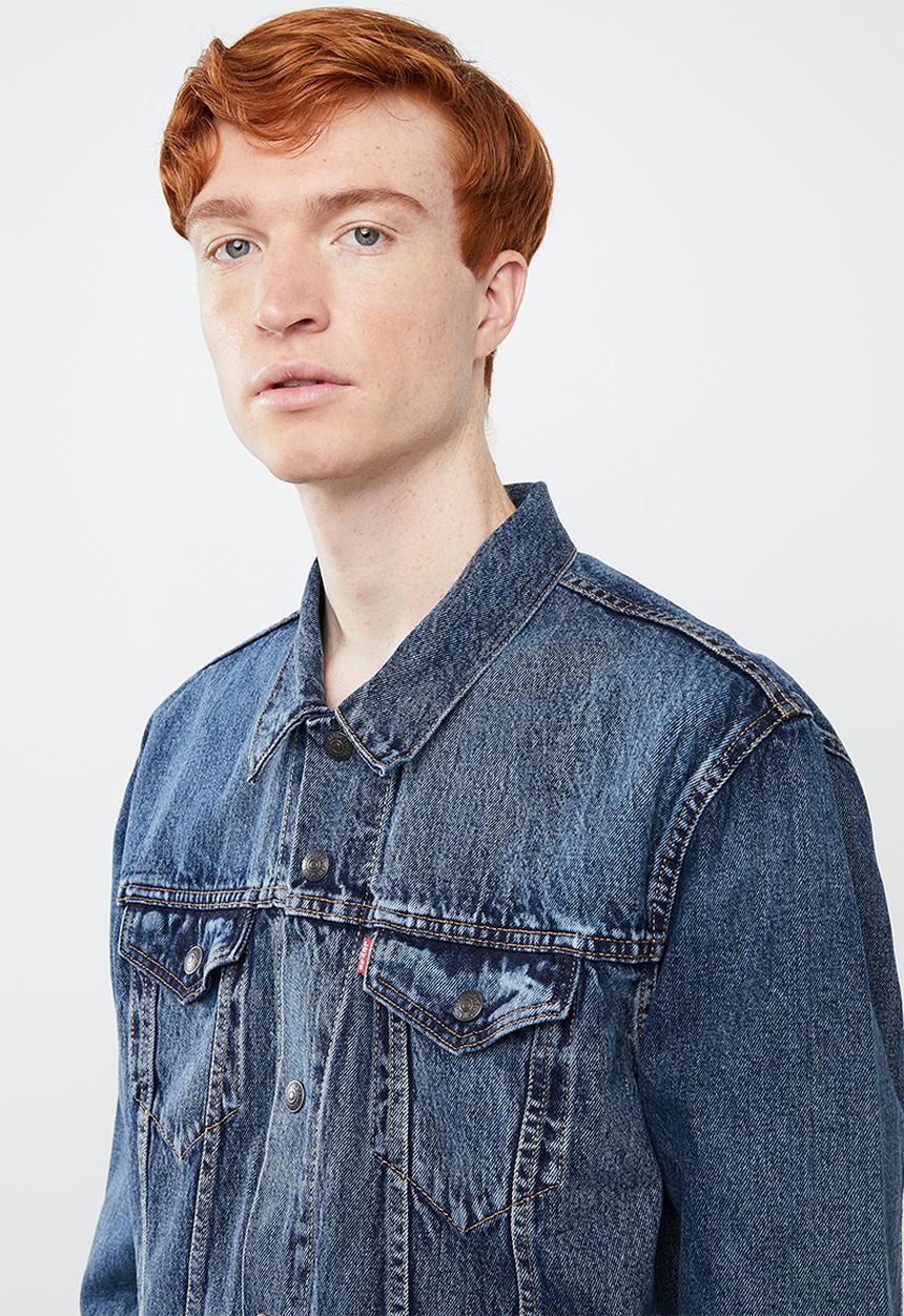 Levi’s® - Unbasic bomber trucker second base - blue