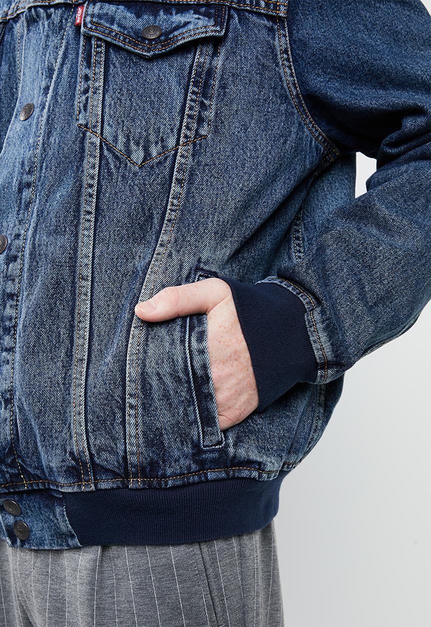 Levi’s® - Unbasic bomber trucker second base - blue