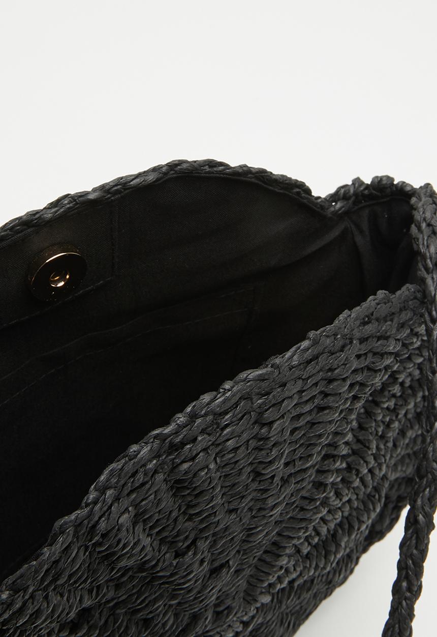 Cotton On - Summer circle bag - black