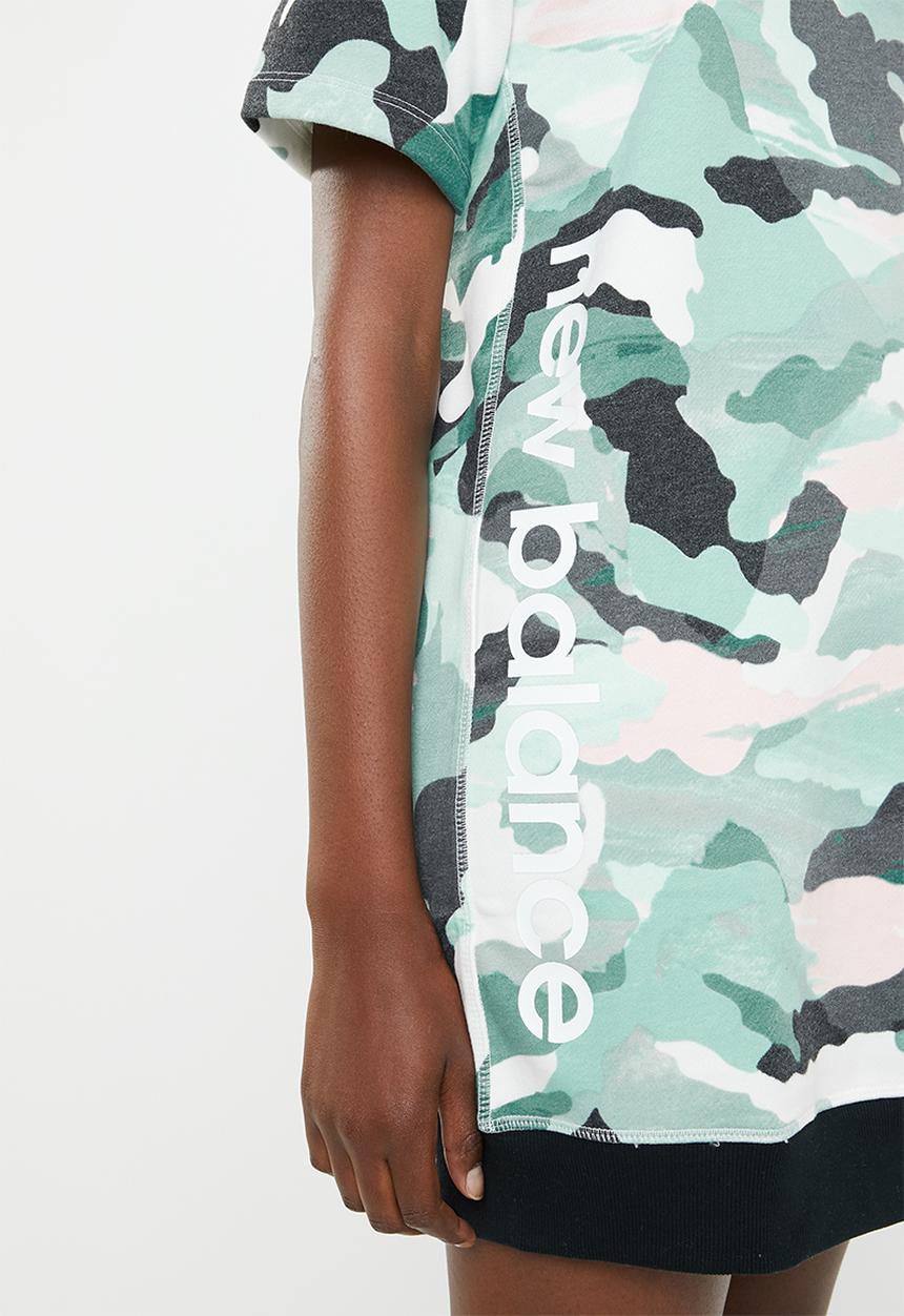 New Balance  - Essential aqua camo dress - multi 