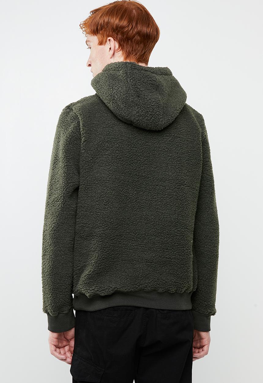 Brave Soul - Daim sweatshirt - khaki