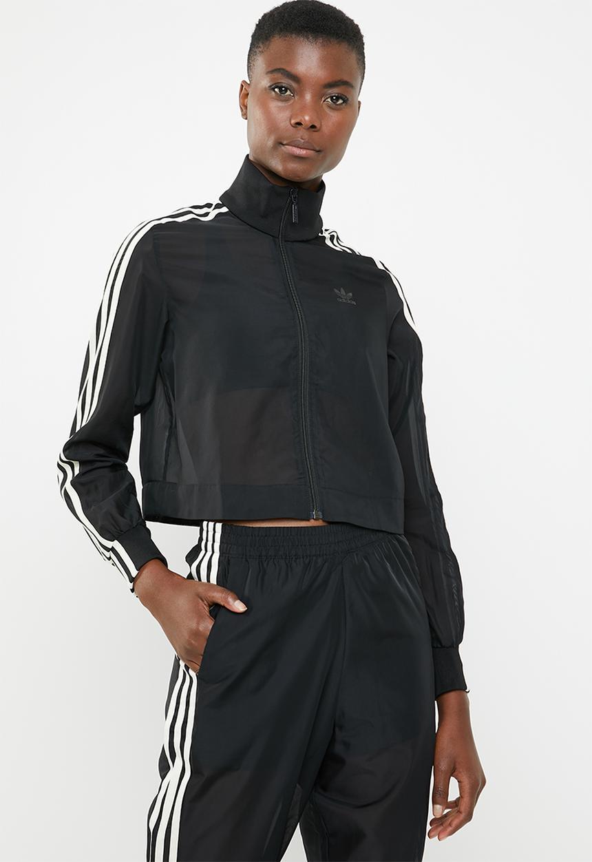 adidas Originals - Adicolour stripes tracktop - black