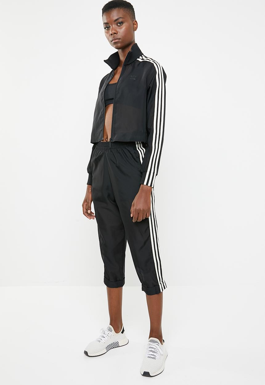 adidas Originals - Adicolour stripes tracktop - black