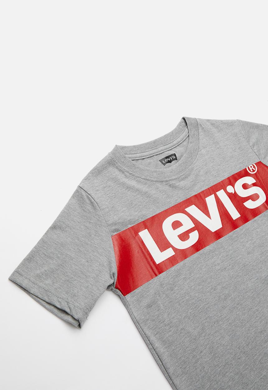 Levi’s® - Boys oversized box tab T-shirt - grey 