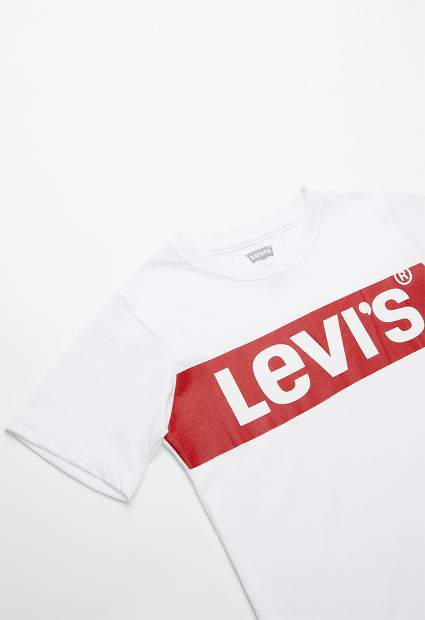 Levi’s® - Boys oversized box tab T-shirt - white