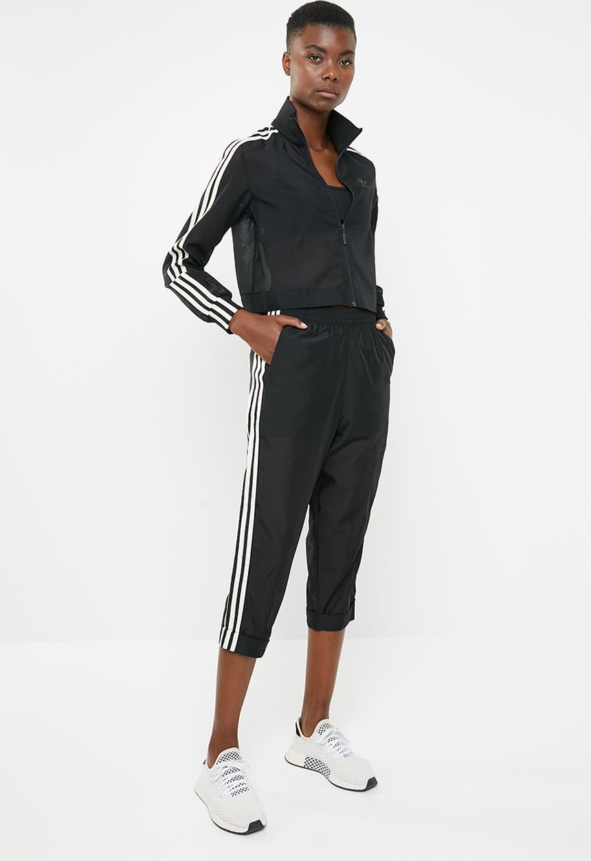 adidas Originals - Adi colour block trackpants - black