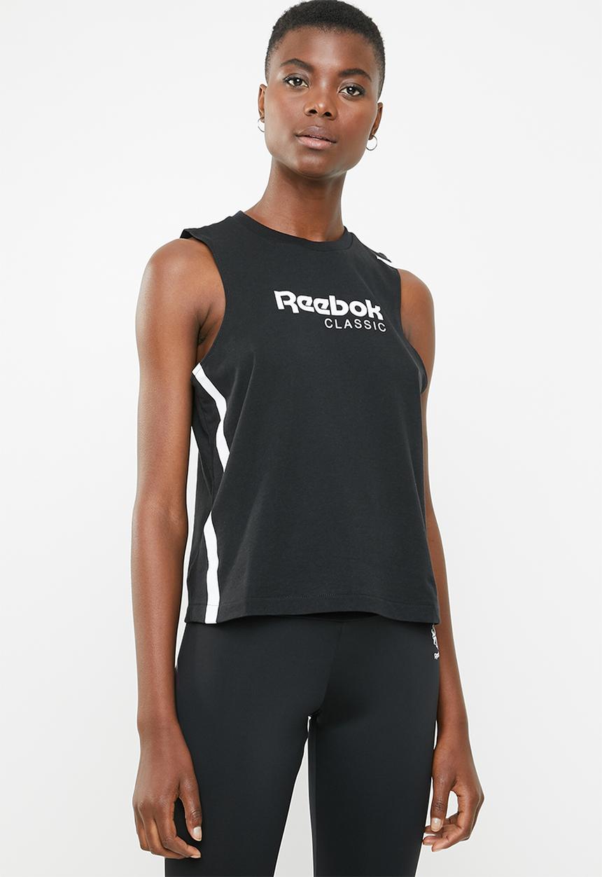 Reebok Classic - Classic reebok tank - black & white