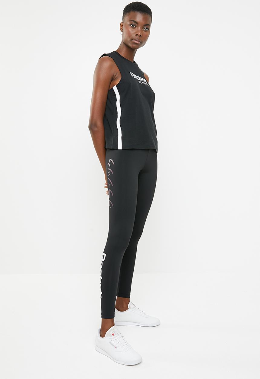 Reebok Classic - Classic reebok tank - black & white