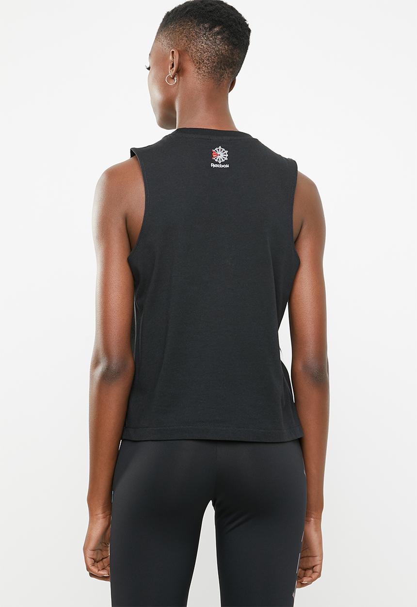 Reebok Classic - Classic reebok tank - black & white