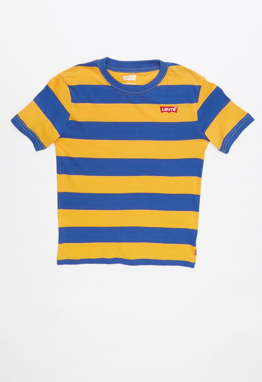 Levi’s® - Boys colour block knit top -  blue & yellow 