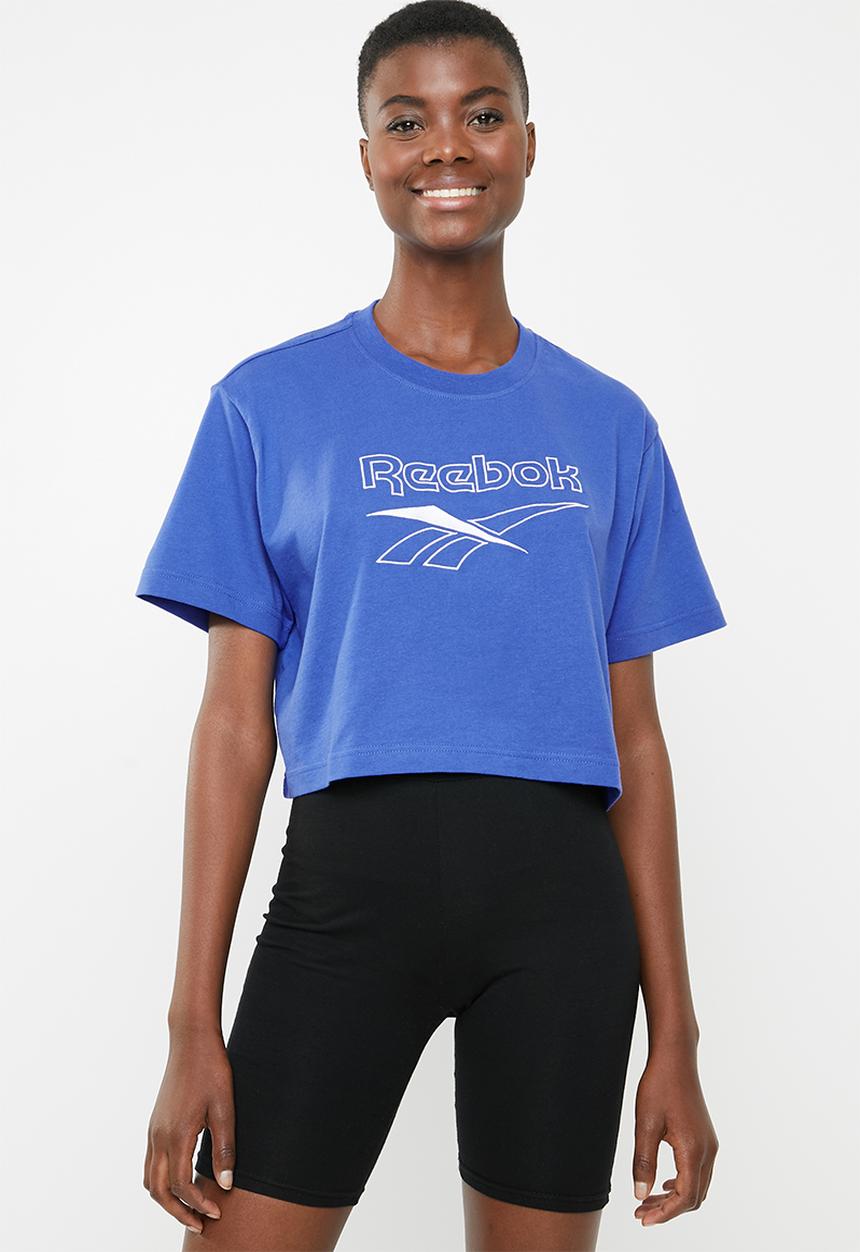 Reebok - Classic crop tee - blue