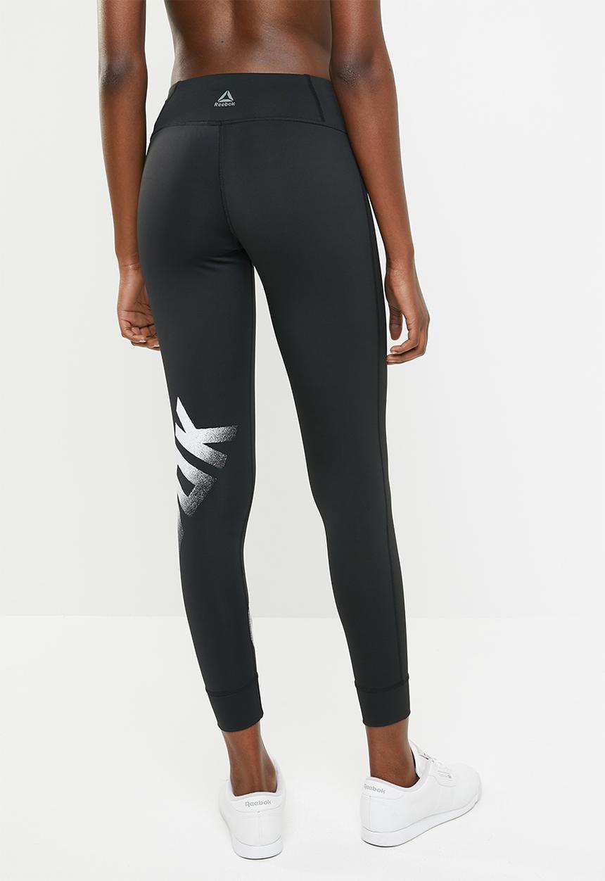 Reebok - Lux bold rise tight - black