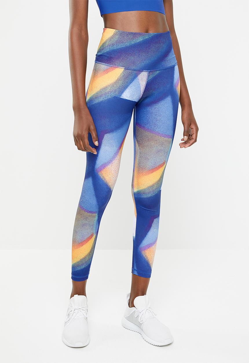 Reebok - Lux bold rise tights - blue
