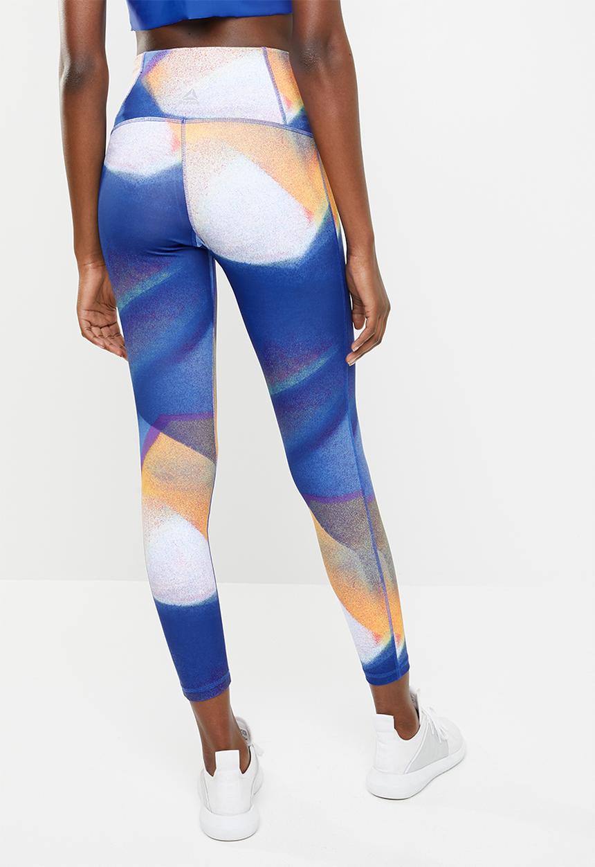 Reebok - Lux bold rise tights - blue