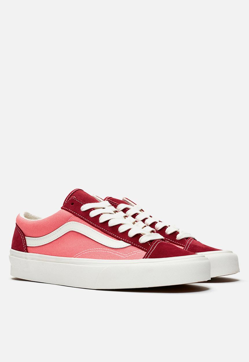 Vans - UA style 36 - (vintage sport) - rumba red & blanc de blanc