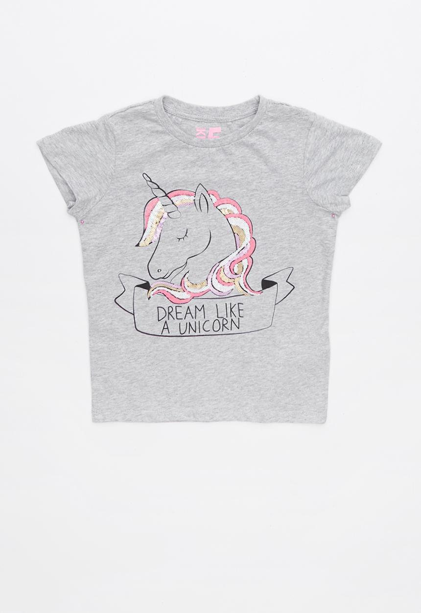 Cotton On - Anna short sleeve tee - grey 
