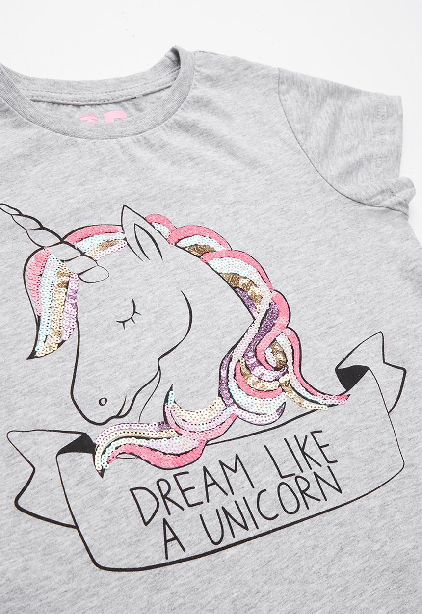 Cotton On - Anna short sleeve tee - grey 