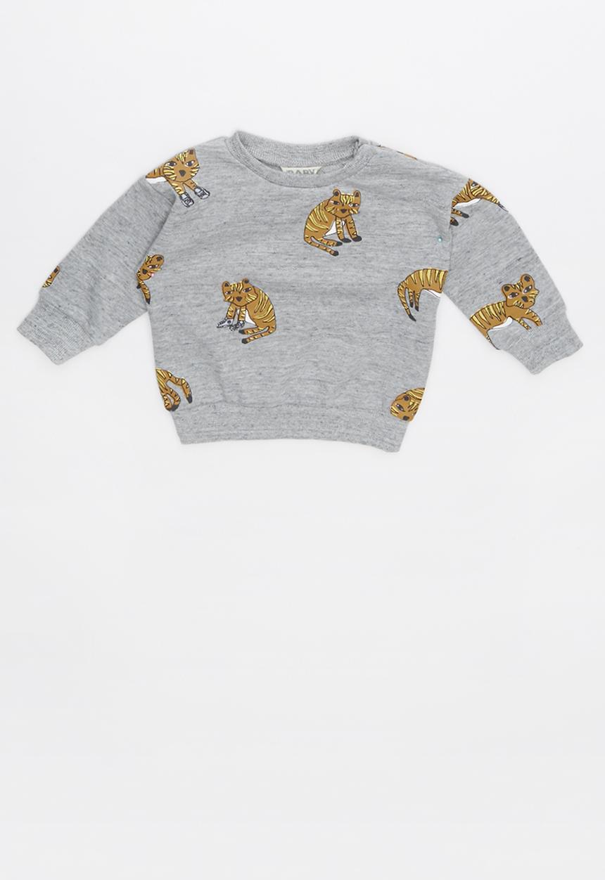 Cotton On - Skyler drop shoulder crew - grey
