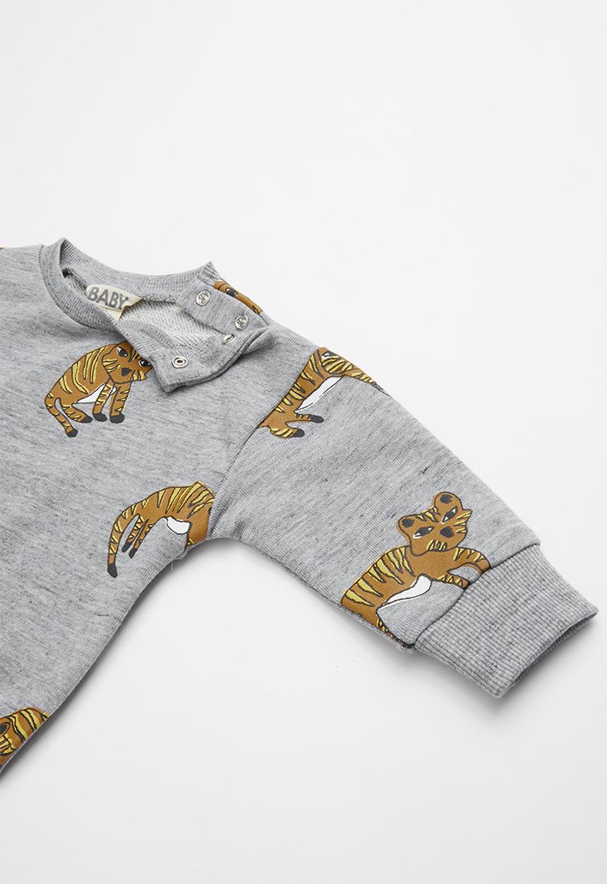 Cotton On - Skyler drop shoulder crew - grey