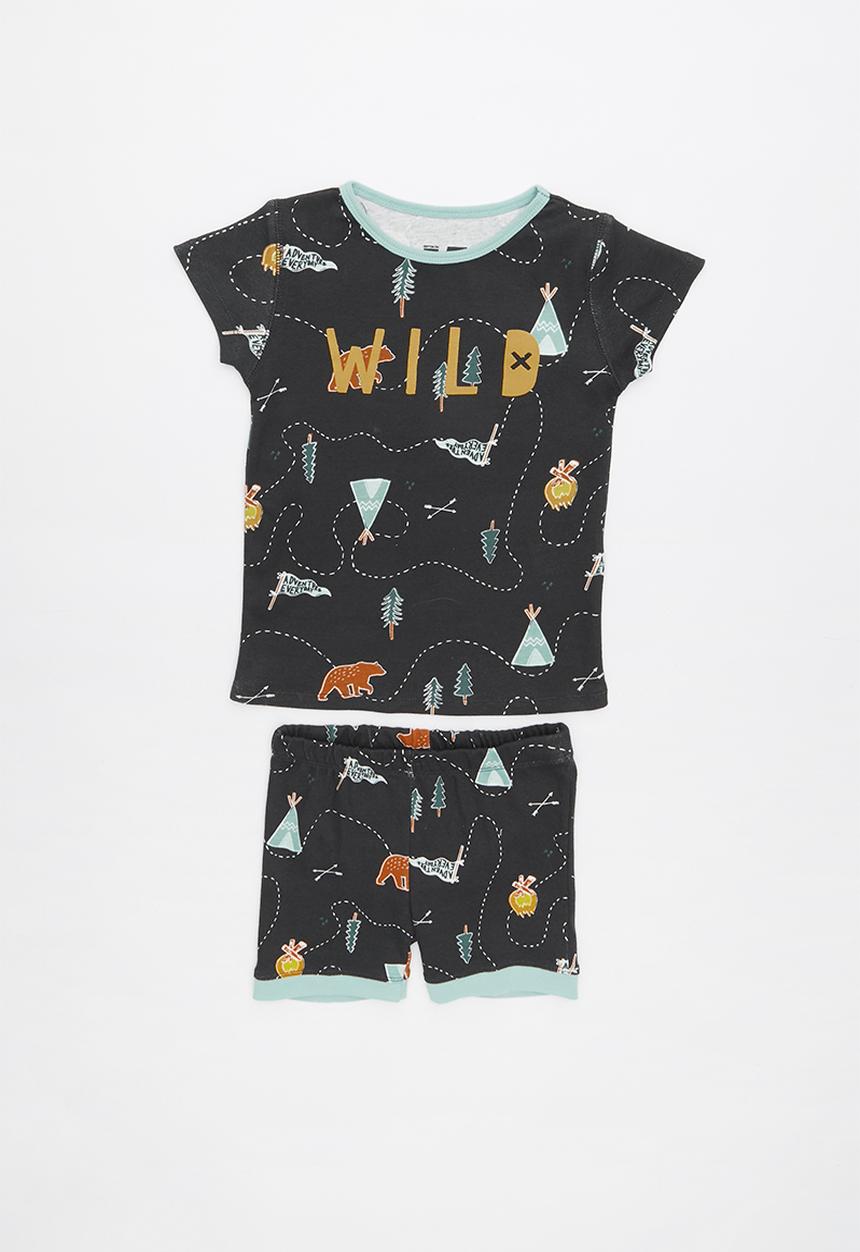 Cotton On - Joshua short sleeve pyjama set - multi