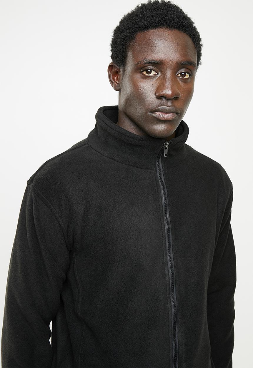STYLE REPUBLIC - Fleece full zip jacket - black