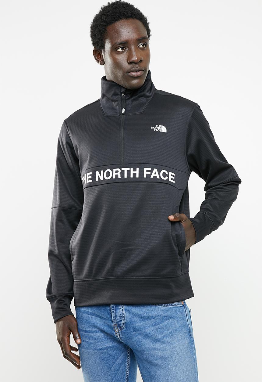 The North Face - M train n logo 1/4 zip - black