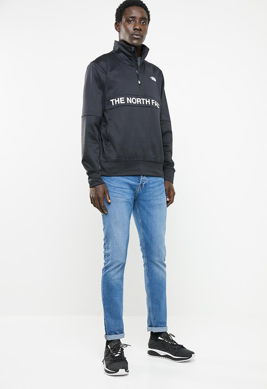 The North Face - M train n logo 1/4 zip - black