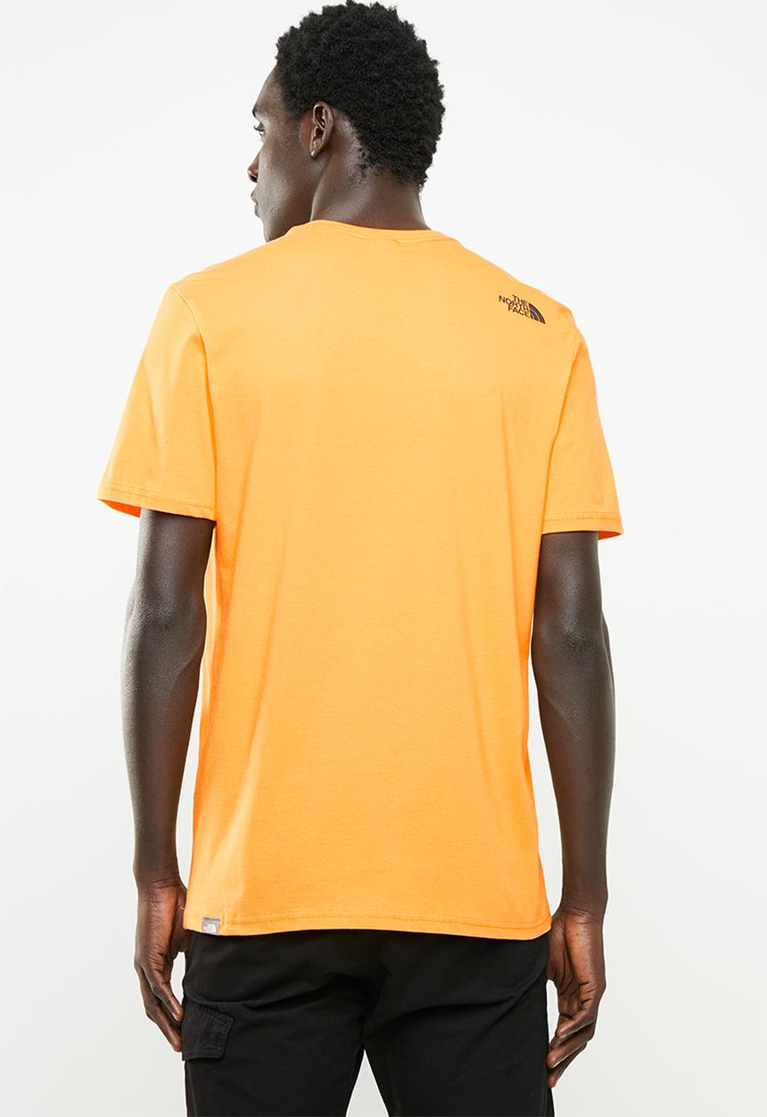 The North Face - Fine short sleeve tee - orange