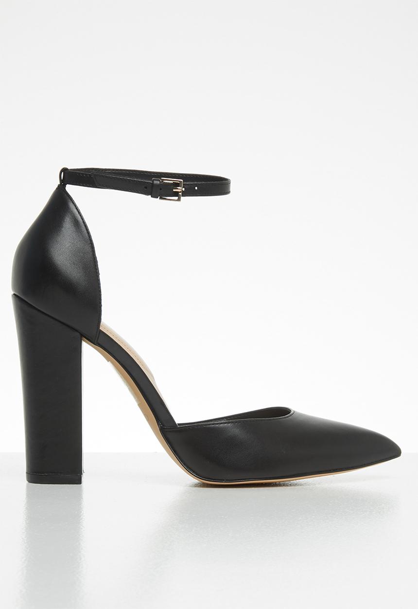ALDO - Nicholes leather heel - black