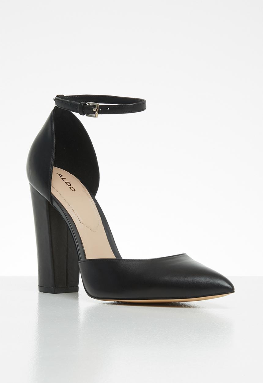 ALDO - Nicholes leather heel - black