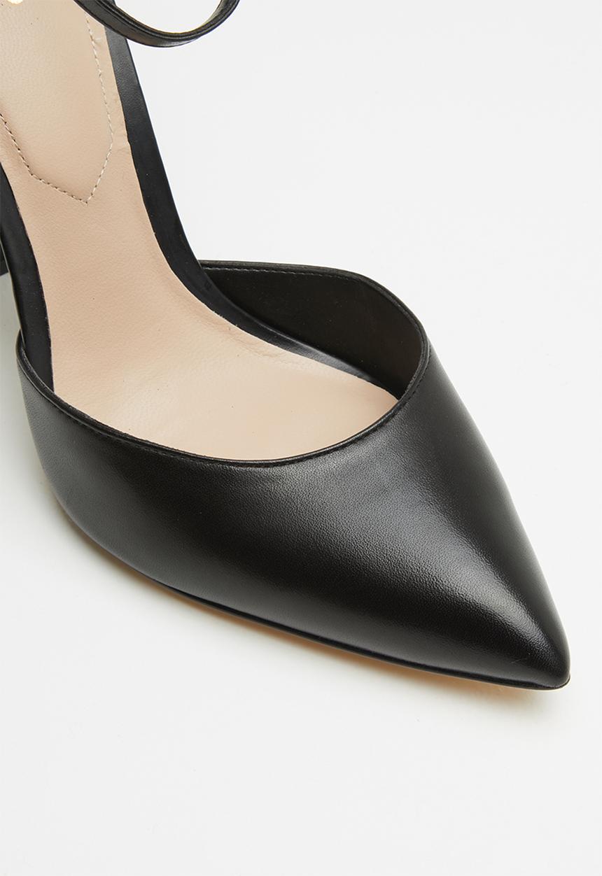 ALDO - Nicholes leather heel - black