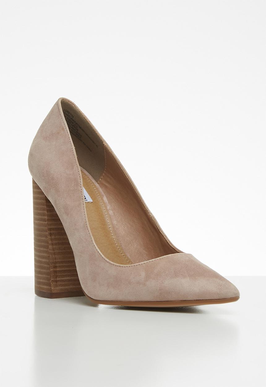 Steve Madden - Loretta faux suede pump - tan