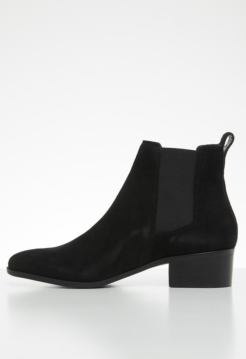 Steve Madden - Dover faux suede chelsea boot - black