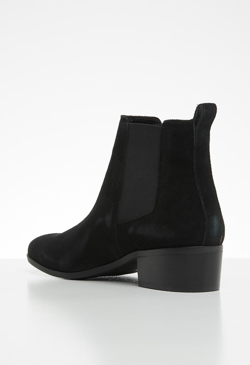 Steve Madden - Dover faux suede chelsea boot - black