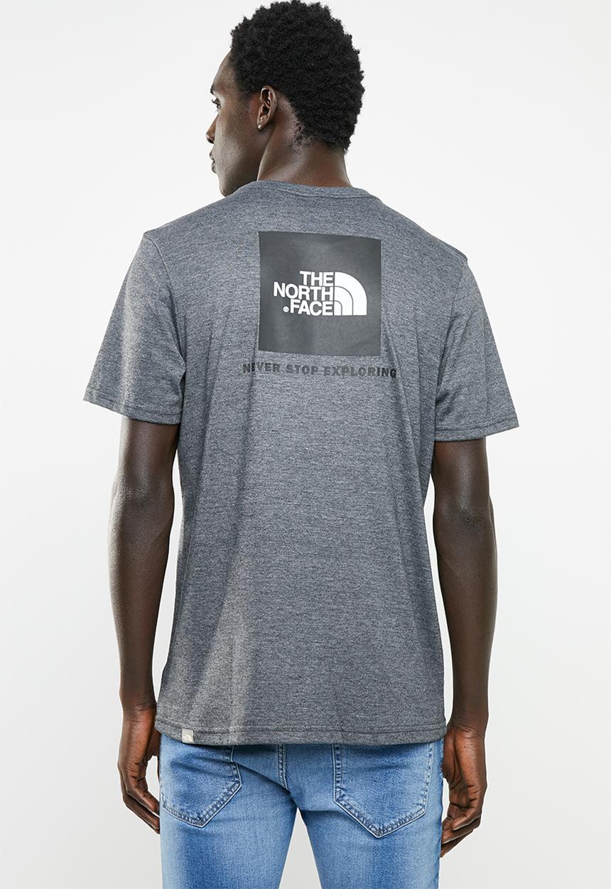 The North Face - M short sleeve redbox tee - grey