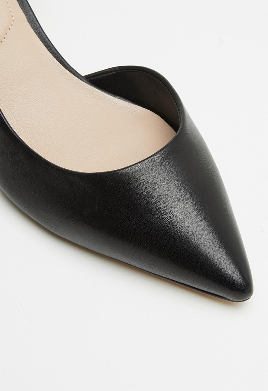 ALDO - Nyderind leather heel - black