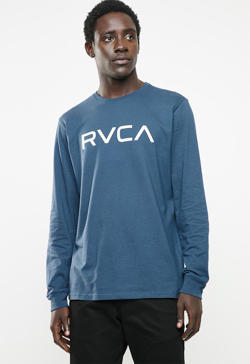 RVCA - Big RVCA long sleeve tee - blue