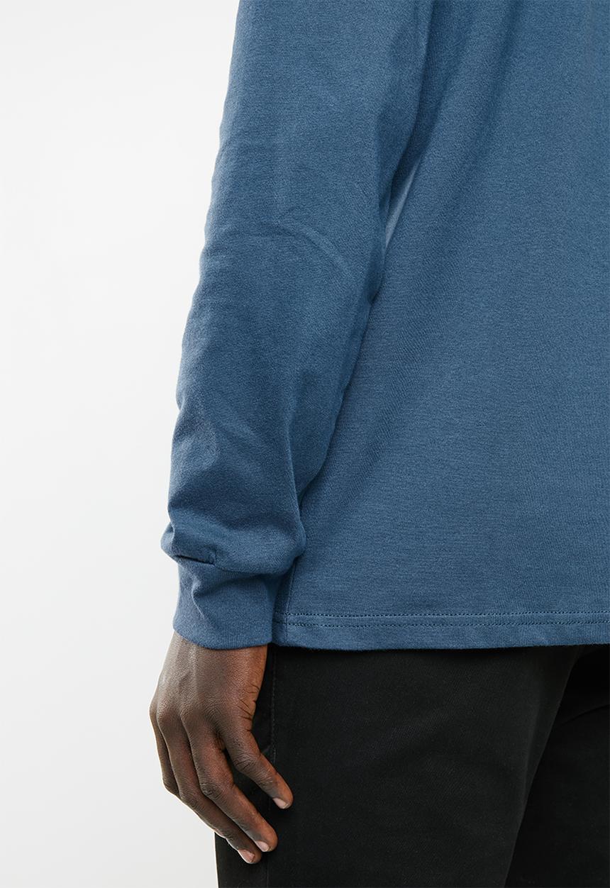 RVCA - Big RVCA long sleeve tee - blue