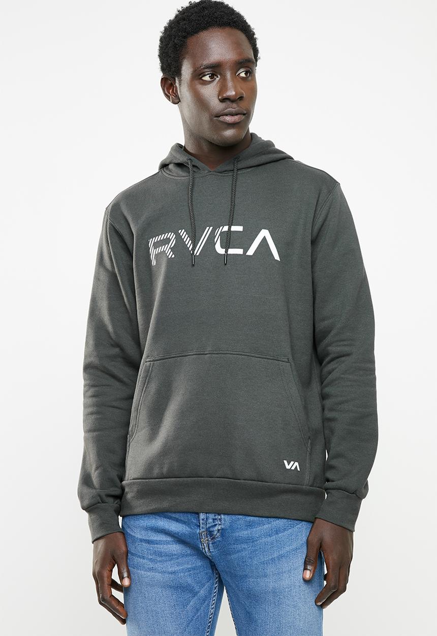 RVCA - Scratched RVCA hoodie - grey
